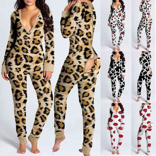 women onesies with butt flap coverall long sleeve sleepwear butterfly leopard ladies bodycon jumpsuit open crotch pajama, Black;white
women onesies with butt flap coverall long sleeve sleepwear butterfly leopard ladies bodycon jumpsuit open crotch pajama, Black;white