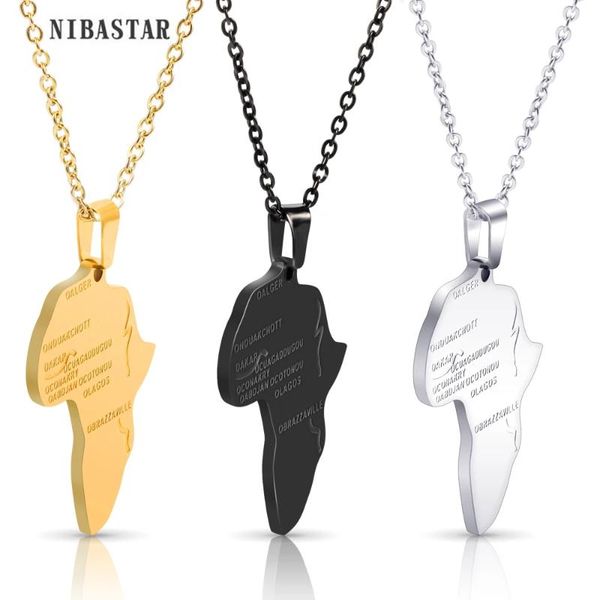 chains nibastar african map pendant necklace women men trendy stainless steel punk street chain jewelry gift wholesale, Silver
chains nibastar african map pendant necklace women men trendy stainless steel punk street chain jewelry gift wholesale, Silver