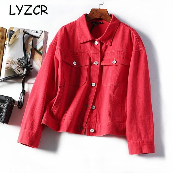 women's jackets short denim jacket autumn basic ladies red jeans outwear coats black jeckets jean casaco jaqueta feminina, Black;brown
women's jackets short denim jacket autumn basic ladies red jeans outwear coats black jeckets jean casaco jaqueta feminina, Black;brown