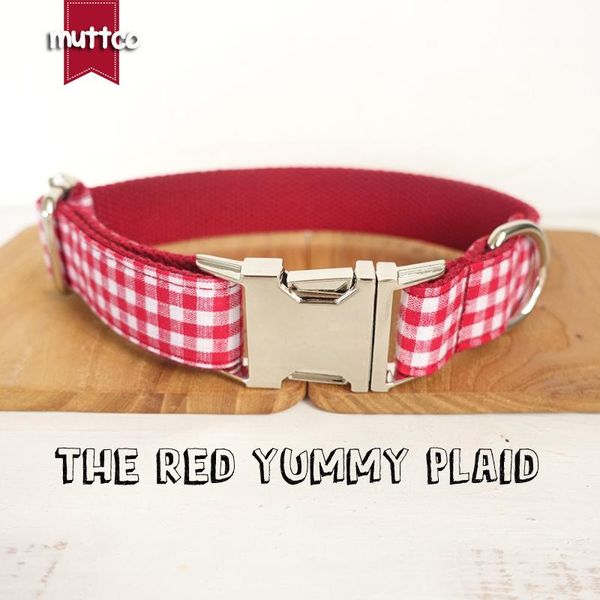 dog collars & leashes muttco retailing characteristic collar the red yummy plaid creative stout 5 sizes udc047
dog collars & leashes muttco retailing characteristic collar the red yummy plaid creative stout 5 sizes udc047