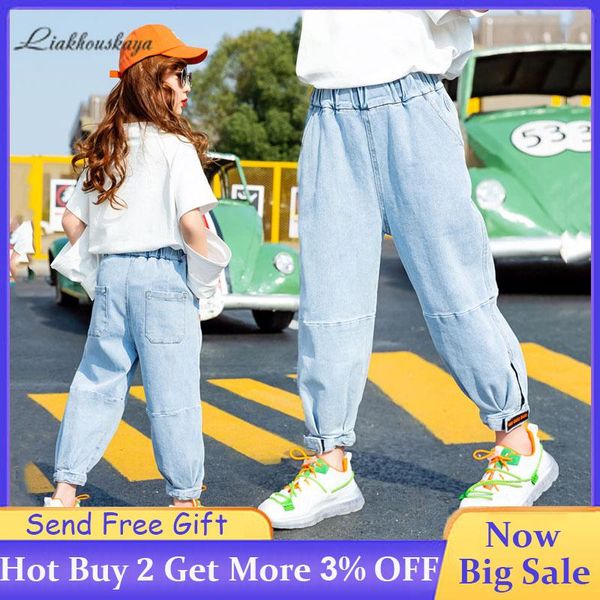 jeans 3-14 y girls spring alphabet printing casual boutique elastic waist fashion slim fit pencil pants, Blue
jeans 3-14 y girls spring alphabet printing casual boutique elastic waist fashion slim fit pencil pants, Blue