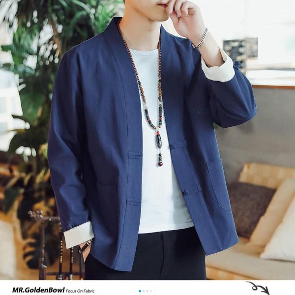 men's jackets mrgoldenbowl autumn cotton coats korean man casual button tang clothes 2021 chinese men loose jacket, Black;brown
men's jackets mrgoldenbowl autumn cotton coats korean man casual button tang clothes 2021 chinese men loose jacket, Black;brown