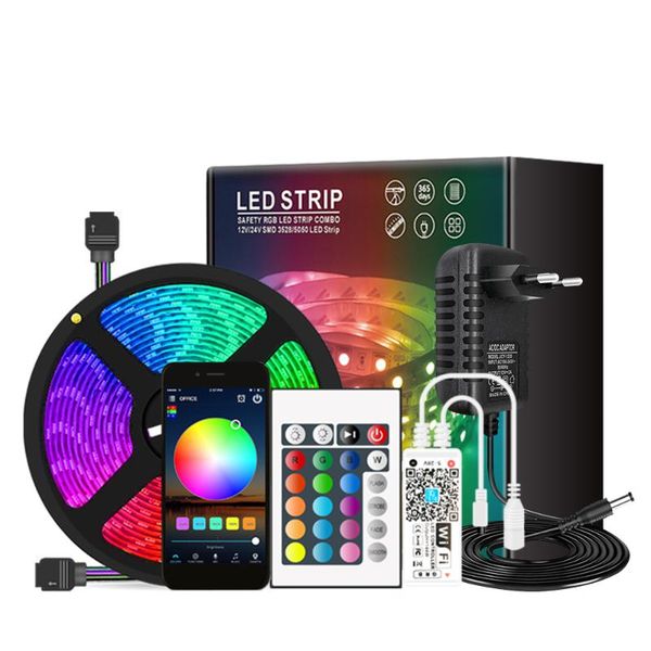 strips wifi led strip lights 5m 10m rgb smd flexible ribbon waterproof light tape diode dc 12v app voice remote control
strips wifi led strip lights 5m 10m rgb smd flexible ribbon waterproof light tape diode dc 12v app voice remote control