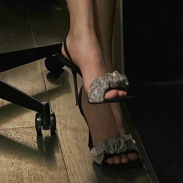 spring summer sandals super fairy square toe slippers rhinestone stilettos king banquet, Black
spring summer sandals super fairy square toe slippers rhinestone stilettos king banquet, Black