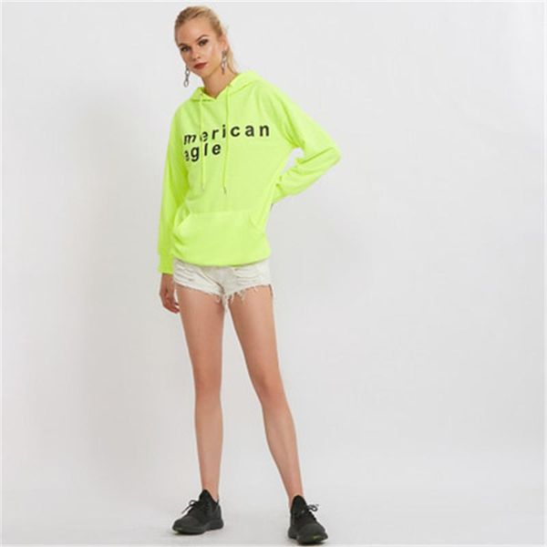 women's hoodies & sweatshirts 2021 autumn and winter female fashion hooded fluorescent colors letter printing sell well loose women al, Black
women's hoodies & sweatshirts 2021 autumn and winter female fashion hooded fluorescent colors letter printing sell well loose women al, Black