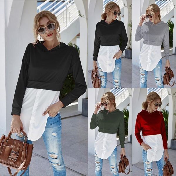women's hoodies & sweatshirts oversized hoodie fashion patchwork full sleeve women autumn plus size loose streetwear pullovers casual, Black
women's hoodies & sweatshirts oversized hoodie fashion patchwork full sleeve women autumn plus size loose streetwear pullovers casual, Black