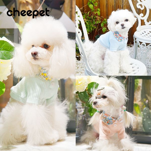 spring / summer pet cloth fun pie broken flower doll collar half t-shirt dog body small
spring / summer pet cloth fun pie broken flower doll collar half t-shirt dog body small