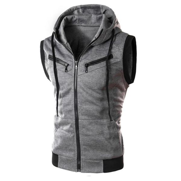 men's svels zipper et, hooded vt, color block fitns, sportswear, running, street clothing 2021, Black;white
men's svels zipper et, hooded vt, color block fitns, sportswear, running, street clothing 2021, Black;white