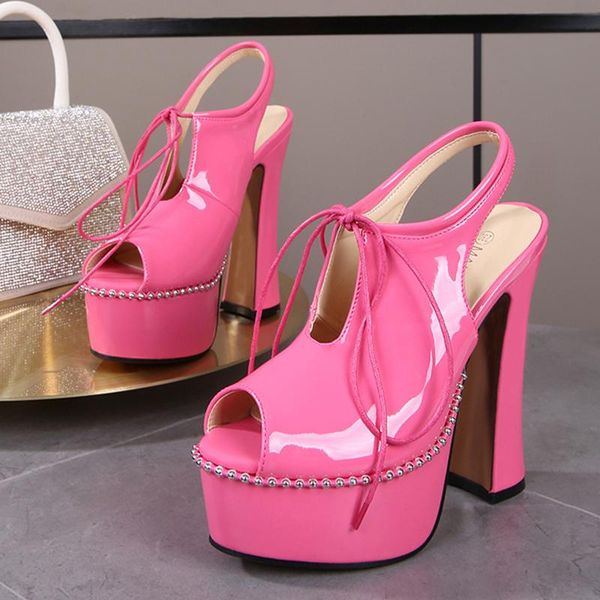 sandals fashion lace-up waterproof thick-soled ultra-thick heel black high heels women's shoes summer style
sandals fashion lace-up waterproof thick-soled ultra-thick heel black high heels women's shoes summer style