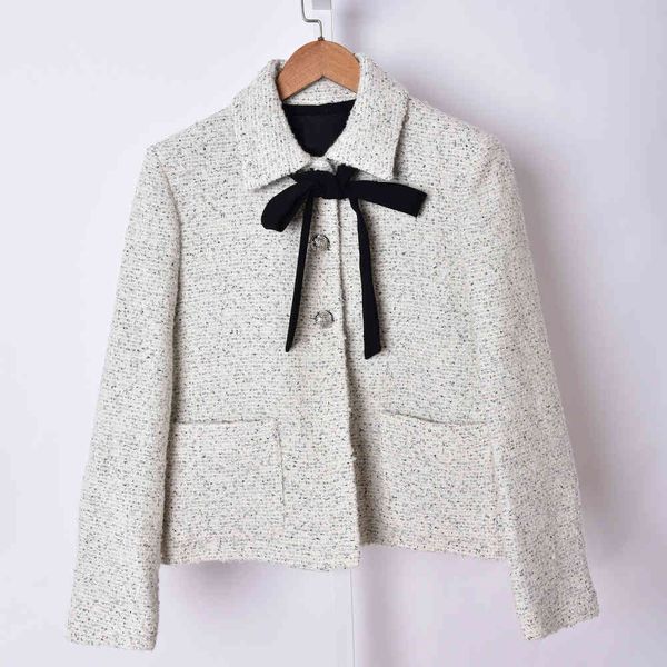 women's jackets woman tweed wool coat turn-down single collar breasted long sleeve autumn female jacket sweet and outerwear z5vu, Black;brown
women's jackets woman tweed wool coat turn-down single collar breasted long sleeve autumn female jacket sweet and outerwear z5vu, Black;brown
