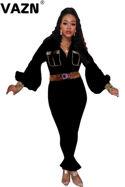 women's jumpsuits & rompers vazn dm8095 plus size fresh upmarket untidy office mature age fashion full sleeve slim georgette women long, Black;white
women's jumpsuits & rompers vazn dm8095 plus size fresh upmarket untidy office mature age fashion full sleeve slim georgette women long, Black;white