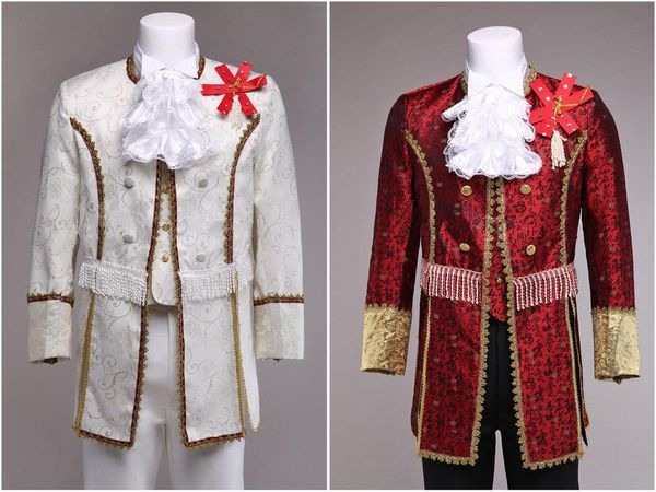 men's tracksuits england style vintage european court suits men marshal general prince dance national dress tuxedo costume homme, Gray
men's tracksuits england style vintage european court suits men marshal general prince dance national dress tuxedo costume homme, Gray
