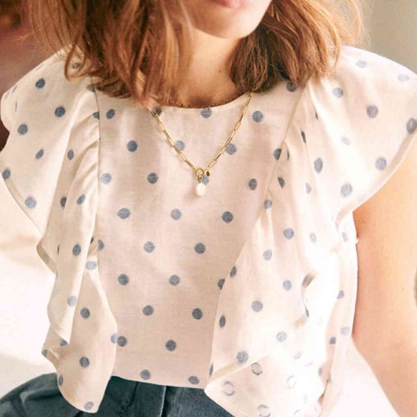 blouses ruffled blouse women linen polka dot butterfly sleeve backless button up chic elegant shirts vintage tunic retro shirt 7w71, White
blouses ruffled blouse women linen polka dot butterfly sleeve backless button up chic elegant shirts vintage tunic retro shirt 7w71, White