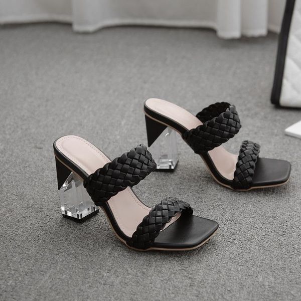 high-heeled shoes lady big size ladies' slippers slipers women square heel low luxury slides 2021 block designer rome basic, Black
high-heeled shoes lady big size ladies' slippers slipers women square heel low luxury slides 2021 block designer rome basic, Black