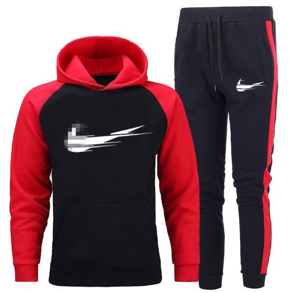 2021 men sets fashion sporting suit brand patchwork cotton tracksuit sweatshirt +sweatpants mens clothing 2 pieces plus size s-3xl, Gray 
2021 men sets fashion sporting suit brand patchwork cotton tracksuit sweatshirt +sweatpants mens clothing 2 pieces plus size s-3xl, Gray