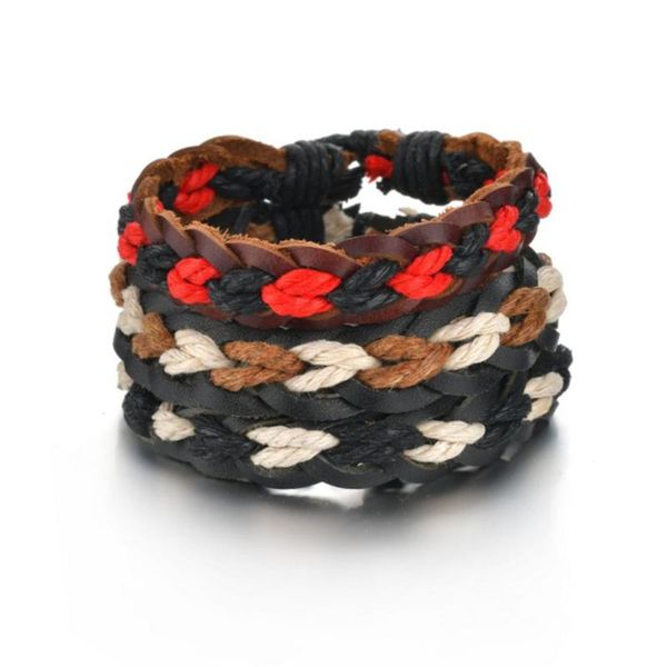 charm bracelets fashion brand braided rope chain men handmade friendship genuine leather bracelet for women jewelry gifts, Golden;silver
charm bracelets fashion brand braided rope chain men handmade friendship genuine leather bracelet for women jewelry gifts, Golden;silver