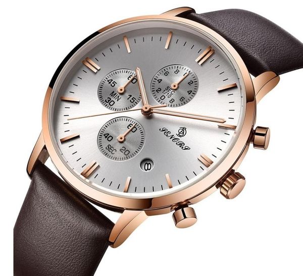 fashion men watches analog quartz wristwatches 30m waterproof chronograph sport date leather band montre homm, Slivery;brown
fashion men watches analog quartz wristwatches 30m waterproof chronograph sport date leather band montre homm, Slivery;brown