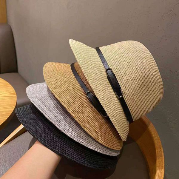 straw dome leather buckle women's sun summer fashion versatile beach fisherman's hat black friday ydzj, Black;white
straw dome leather buckle women's sun summer fashion versatile beach fisherman's hat black friday ydzj, Black;white