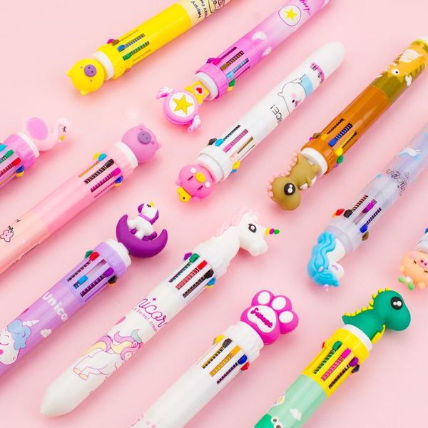 party favor 10-color multi-color ballpoint pen cute cartoon animal student stationery multi-function press oil
party favor 10-color multi-color ballpoint pen cute cartoon animal student stationery multi-function press oil