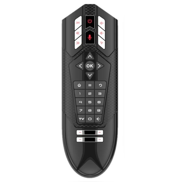 smart remote control, air mouse, infrared voice 2.4g tv built-in gyroscope, support android win controlers
smart remote control, air mouse, infrared voice 2.4g tv built-in gyroscope, support android win controlers