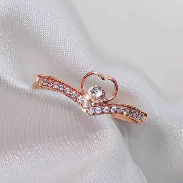 cluster rings yun ruo simple & chic heart zircon ring rose gold birthday gift woman fashion titanium steel jewelry never fade drop, Golden;silver
cluster rings yun ruo simple & chic heart zircon ring rose gold birthday gift woman fashion titanium steel jewelry never fade drop, Golden;silver