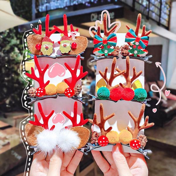 hair clips for elk santa clip children little antlers christmas cute bow hairpin baby girl accessories, Slivery;white
hair clips for elk santa clip children little antlers christmas cute bow hairpin baby girl accessories, Slivery;white