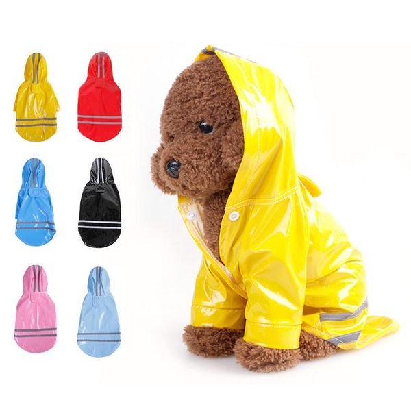 pet products raincoat spring summer cat clothes pu reflective dog hooded windproof apparel
pet products raincoat spring summer cat clothes pu reflective dog hooded windproof apparel