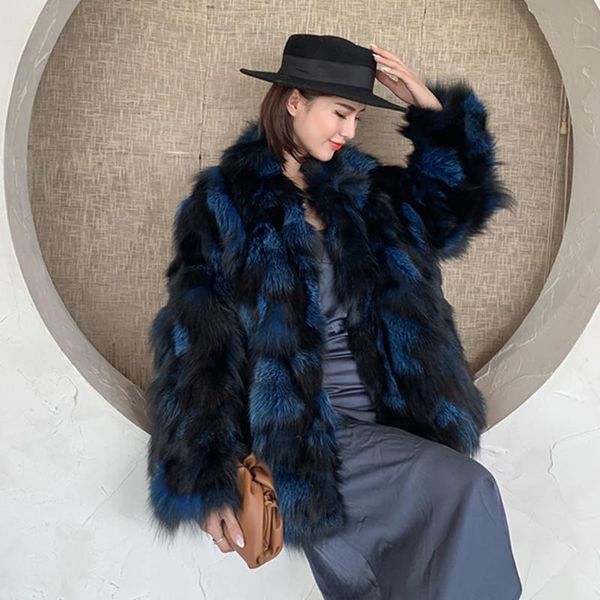 women's fur & faux 2021 vintage fashion women winter thick warm real genuine coat ladies luxury jacket brand overcoats, Black
women's fur & faux 2021 vintage fashion women winter thick warm real genuine coat ladies luxury jacket brand overcoats, Black