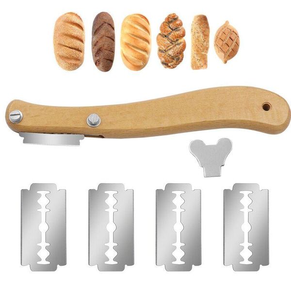 baking & pastry tools jinrui european french bread cutting toast knife curved scimitar wooden handle with 4 blades western tool
baking & pastry tools jinrui european french bread cutting toast knife curved scimitar wooden handle with 4 blades western tool