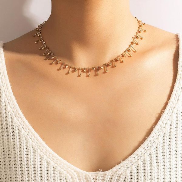 chokers tocona classic bead choker necklace for women bohemian gold color alloy metal short charming jewelry vacation collar, Golden;silver
chokers tocona classic bead choker necklace for women bohemian gold color alloy metal short charming jewelry vacation collar, Golden;silver