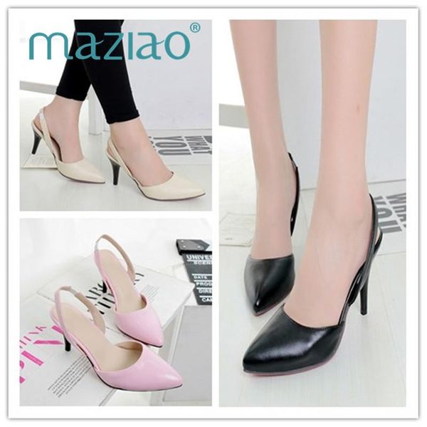 dress shoes ankle strap pumps high-heeled pointed women female high heels large size party mujer maziao, Black
dress shoes ankle strap pumps high-heeled pointed women female high heels large size party mujer maziao, Black