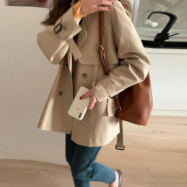 women's trench coats women solid a-line simple harajuku elegant ladies all-match notched daily british style arrival loose leisure, Tan;black
women's trench coats women solid a-line simple harajuku elegant ladies all-match notched daily british style arrival loose leisure, Tan;black
