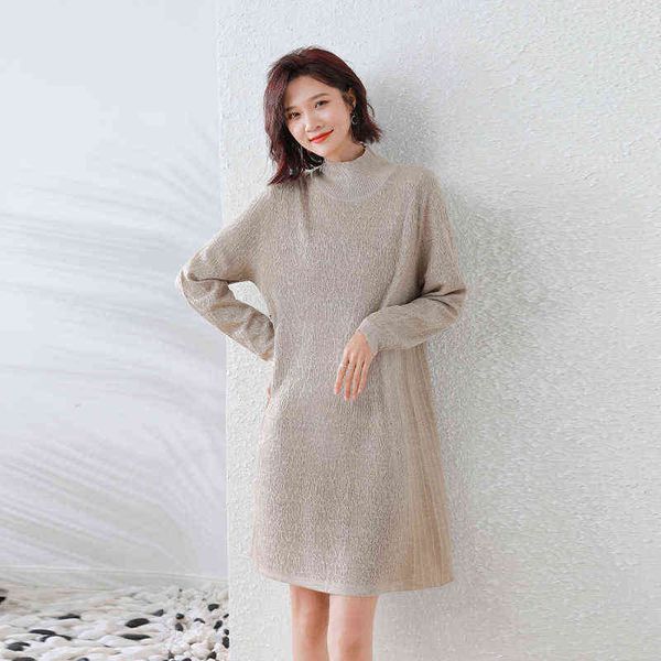 casual dresses autumn women 2022 early autumn small frh temperament half high neck long sleeve pullover horizontal wool knitting, Black;gray
casual dresses autumn women 2022 early autumn small frh temperament half high neck long sleeve pullover horizontal wool knitting, Black;gray