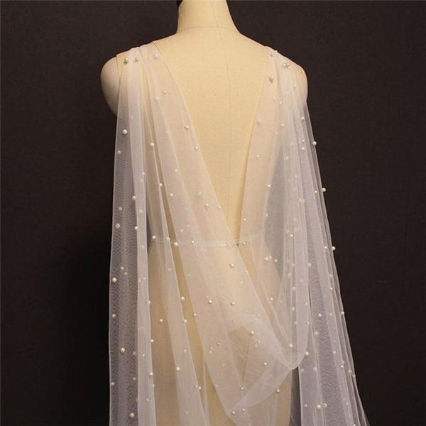 wraps & jackets ueen g41 bridal cape veil with pearls shawl bolero capes for dress bride tulle summer, White
wraps & jackets ueen g41 bridal cape veil with pearls shawl bolero capes for dress bride tulle summer, White
