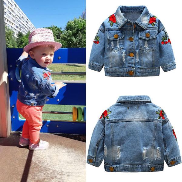 spring and autumn baby girls denim jackets coats flower embroidery fashion children outwear coat kids casual jacket, Blue;gray
spring and autumn baby girls denim jackets coats flower embroidery fashion children outwear coat kids casual jacket, Blue;gray