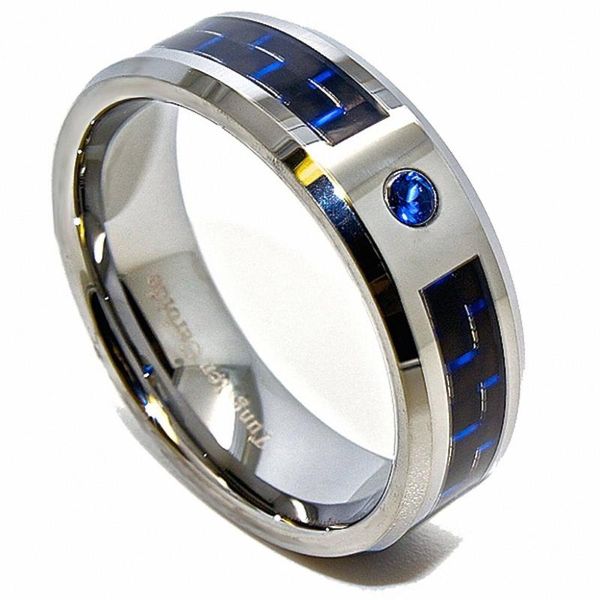 wedding rings 8mm blue cubic zirconia (cz) black & carbon fiber tungsten carbide band anniversary couple's jewelry, Slivery;golden
wedding rings 8mm blue cubic zirconia (cz) black & carbon fiber tungsten carbide band anniversary couple's jewelry, Slivery;golden
