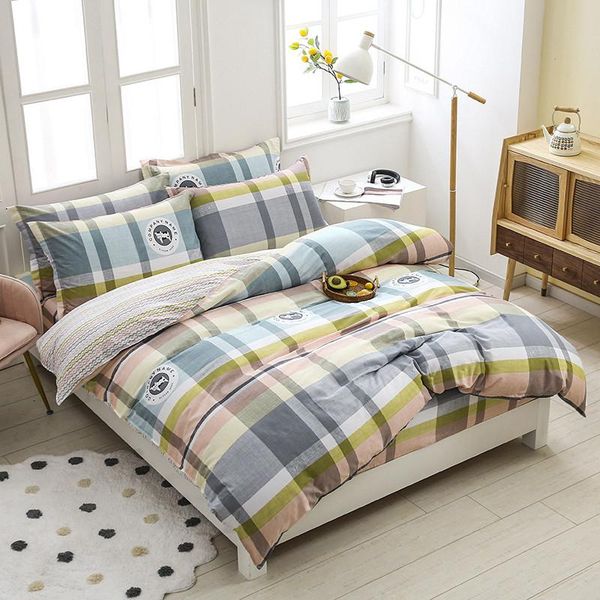 bedding sets 100% cotton fashion design set with fitted bed sheets and 2 pillowcases for single double room decoration
bedding sets 100% cotton fashion design set with fitted bed sheets and 2 pillowcases for single double room decoration