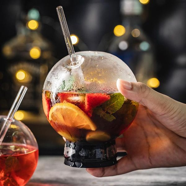 mugs transparent spherical cocktail mug glass ball drinking straw cup coffee bar home party beer beverage
mugs transparent spherical cocktail mug glass ball drinking straw cup coffee bar home party beer beverage