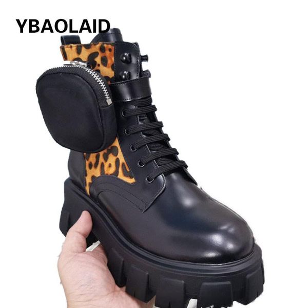 boots vintage thick-soled patent leather wallet decorated 2021 autumn winter british style leopard print short, Black
boots vintage thick-soled patent leather wallet decorated 2021 autumn winter british style leopard print short, Black