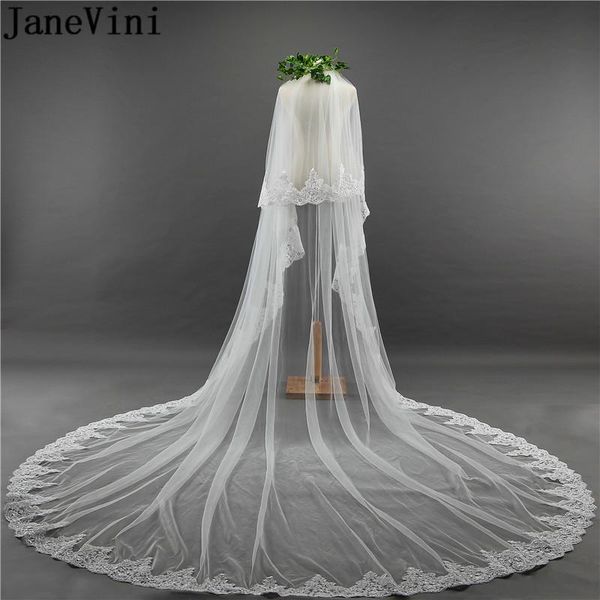 bridal veils janevini bride to be sluier white long with comb lace edge two layers soft tulle ivory 3.5 meters wedding veil 2021, Black
bridal veils janevini bride to be sluier white long with comb lace edge two layers soft tulle ivory 3.5 meters wedding veil 2021, Black
