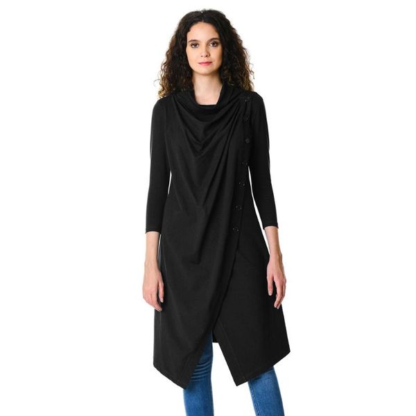 women's jackets loose cloak coat autumn and winter mid-length asymmetric hem large size 85218, Black;brown
women's jackets loose cloak coat autumn and winter mid-length asymmetric hem large size 85218, Black;brown
