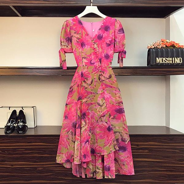 plus size dresses rose red dress 2021 bandage women casual short sleeve button floral print for woman summer holiday style, Black
plus size dresses rose red dress 2021 bandage women casual short sleeve button floral print for woman summer holiday style, Black