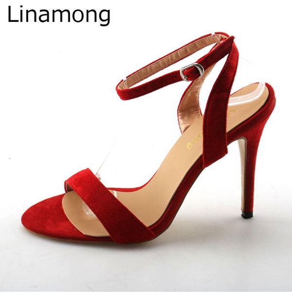 summer ladies simple bright red faux suede strappy sandals stiletto high heels ankle strap women street outfit sandalias, Black
summer ladies simple bright red faux suede strappy sandals stiletto high heels ankle strap women street outfit sandalias, Black