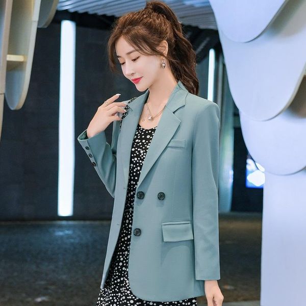 women's suits & blazers women 2021 autumn slim jacket long sleeve blazer a078, White;black
women's suits & blazers women 2021 autumn slim jacket long sleeve blazer a078, White;black