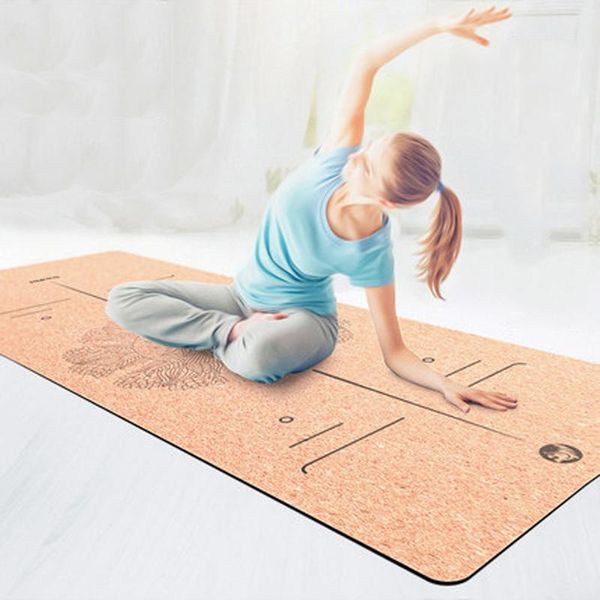 yoga mats 183cm*65cm*4mm tpe+cork non-slip mat fitness position line natural cork mattress exercise training
yoga mats 183cm*65cm*4mm tpe+cork non-slip mat fitness position line natural cork mattress exercise training