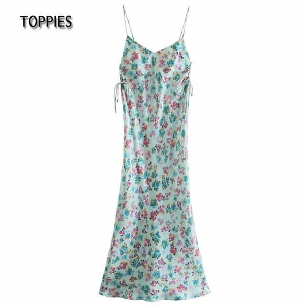 summer camis dress woman sleeveless maxi chic floral printing sundress side lace up bow 210421, Black;gray
summer camis dress woman sleeveless maxi chic floral printing sundress side lace up bow 210421, Black;gray