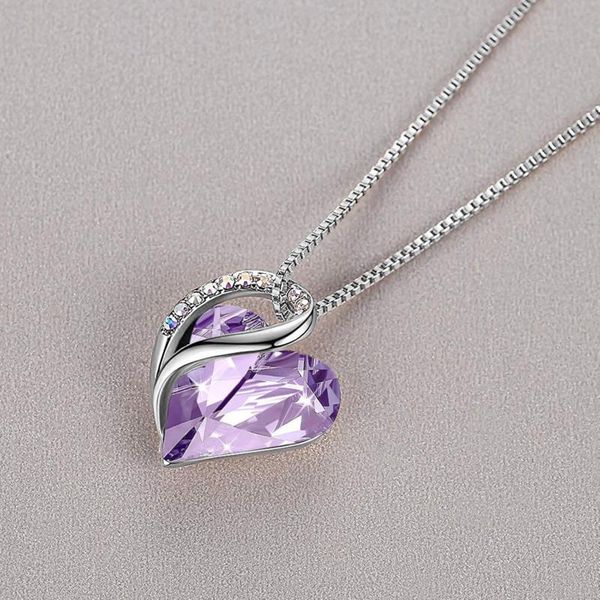 pendant necklaces love heart women party jewelry gifts chain choker necklace luxury crystal for collier femme, Silver
pendant necklaces love heart women party jewelry gifts chain choker necklace luxury crystal for collier femme, Silver