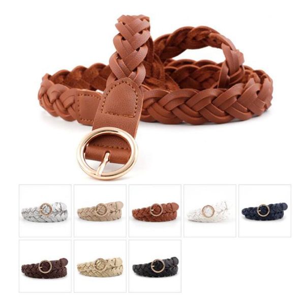 women woven belts for dress 2021 casual ladies waist belt with golden buckle fashion designer black female girls, Black;brown
women woven belts for dress 2021 casual ladies waist belt with golden buckle fashion designer black female girls, Black;brown