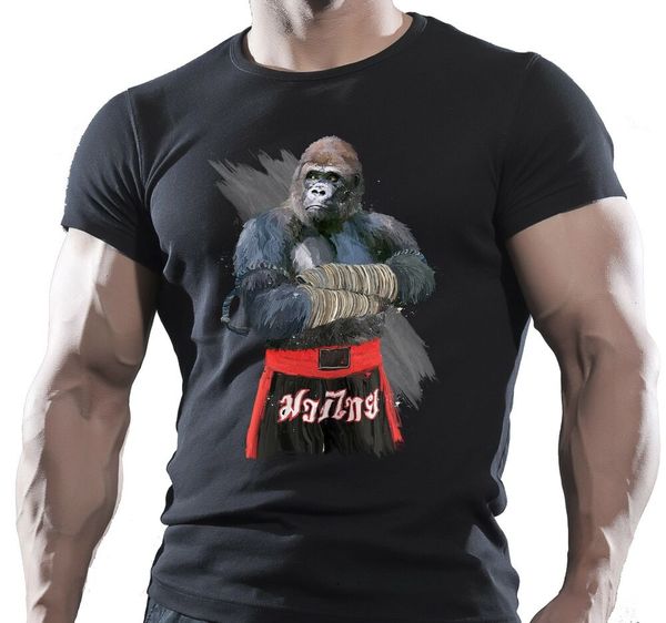 GORILLA FIGHTER MMA FIGHTING WORKOUT MOTIVATION MENS T SHIRT UFC, WWF muay thai, White;black
GORILLA FIGHTER MMA FIGHTING WORKOUT MOTIVATION MENS T SHIRT UFC, WWF muay thai, White;black