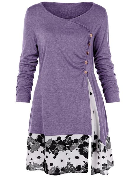 women's blouses & shirts spring women blouse draped floral long tunic sleeve o-neck buttons embellished casual tee mom fashion 2021 5x, White
women's blouses & shirts spring women blouse draped floral long tunic sleeve o-neck buttons embellished casual tee mom fashion 2021 5x, White